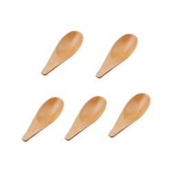 5 Pieces Mini Wooden Spoon,for Coffee Tea Leaves Spice Candy,Etc