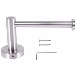 Toilet Tissue Paper Roll Holder Wall Mount for Bathroom Kitchen