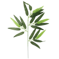 50 PCS Artificial Bamboo Leaves Fake Green Plants Greenery Leaves