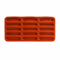 Tiramisu Finger Biscuit Silicone Mould, Chocolate Bar Mold