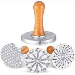 3Pcs Cookie Stamps Metal Cookie Press Mold for DIY Baking Cake Pastry