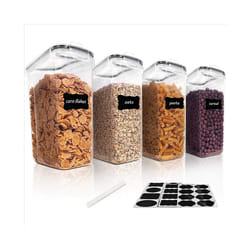 Cereal Storage Container Set, PP Airtight Food Storage Containers 2.5L