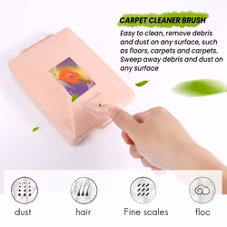 Carpet Cleaner Brush Sofa Bed Pet Hair Roller Brush Cleaning Tool
