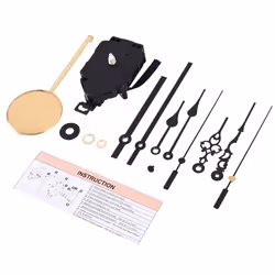 DIY Pendulum Clock Movement Mechanism with 3 Pairs Different Hands