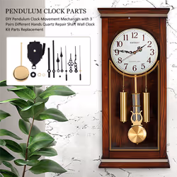 DIY Pendulum Clock Movement Mechanism with 3 Pairs Different Hands