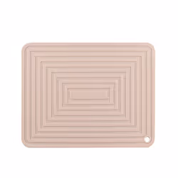 Large Silicone Pot Holder Heat Insulation Kitchen Table Mat(Pink)