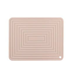 Large Silicone Pot Holder Heat Insulation Kitchen Table Mat(Pink)