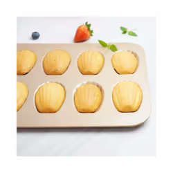 12 Cup Shell Shaped Nonstick Madeleine Carbon Steel Mold
