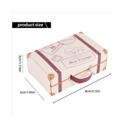50pcs Candy Box, Vintage Kraft Paper with Tags and rope for Wedding