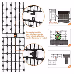 Cat Dog Mat with Spikes, Indoor Cat Outdoor Mat for Garden, 150x30cm