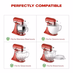 Pouring Shield for 4.5-5 Quart Mixer Bowl