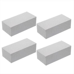 4Pcs Dry Floral Foam for Wet Floral Foam Grey