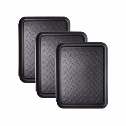 3 PCS Boot Tray Heavy Duty Shoe Mat Trays,Storage Tray,13.7X10.8 Inch