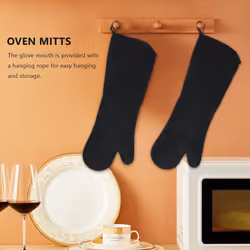 Professional Silicone Oven Mitts Elbow Length Heat Gloves