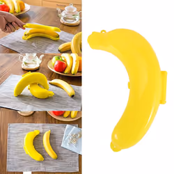 Cute Fruit Banana Protector Box Lunch Container Case Kitchen Plastic
