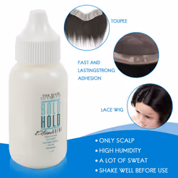 Lace Wig Cap Toupee Adhesive Glue Replacement Adhesive for Wigs 38ML
