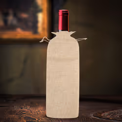 10pcs Wine Bags, 14 x 6 1/4 inches Gift Bags with Drawstring