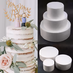 Round Cake Dummy (Cake Dummy Set 4 inch 6 inch 8 inch)