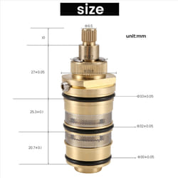 Brass Thermostatic , Shower Mixer Valve Bar Repair Kit