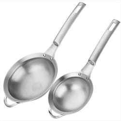 Punch Hole Sieve Fine Mesh Stainless Steel Small Colander Strainer