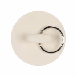 1 1/2in White rubber wash basin bathtub plug sink plug