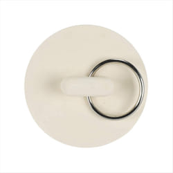 1 1/2in White rubber wash basin bathtub plug sink plug