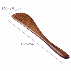 10 Pack Wooden Butter Knife, 6 Inch Condiment Knives