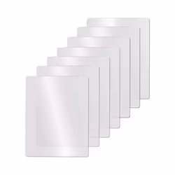Clear Flexible Plastic Cutting Board Mats,17.5 x 12 Inches,Set of 7