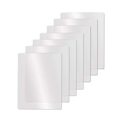Clear Flexible Plastic Cutting Board Mats,17.5 x 12 Inches,Set of 7