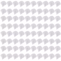100 Pcs Artificial Flower Petal for Wedding Decoration, White