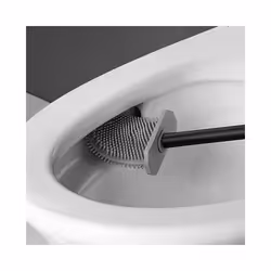 Premium Silicone Toilet Brush - Grey