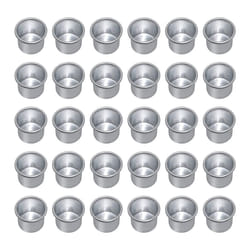 Candle Holders for Taper Candles, Candle Holder, 30Pcs Silver