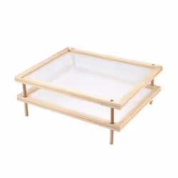 Stackable Food Dryer with Net Wooden Pasta Herb Drying Racks