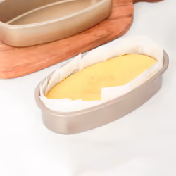 3 Pieces Non Stick Oval Shape Cake Pan Cheesecake Loaf Bread