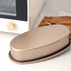 3 Pieces Non Stick Oval Shape Cake Pan Cheesecake Loaf Bread