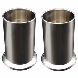 2X Stainless Steel Straw Holder, Counter-Top Straw Dispenser