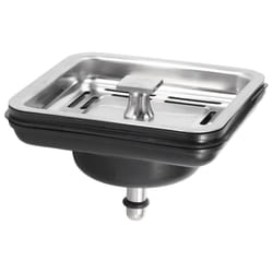 Stainless Steel Square Sink Plug Kitchen Drain Mesh Stopper Basket
