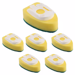 6 Pack Dish Wand Refills Sponge Heads, for Kitchen Cleaning Brush