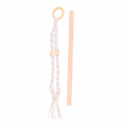 Hanging Wooden Stick To Wear Bedroom Sitting Room Adornment To Braid