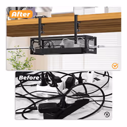 Cable Management Under Desk, Under Desk Cable Management Tray