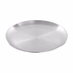 23cm Stainless Steel Bone Spitting Dish Silver Shallow Tray