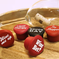 5PCS Funny Wine Stoppers - Perfect As Wine Accessories or Wine Gifts