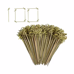 200 Pcs Bamboo Cocktail Sticks Bulk Decoration,4.7 Inch Bamboo