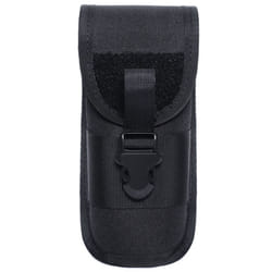 Glasses Pouch Sunglasses Bag Nylon Waterproof Flashlight Pouch,Black