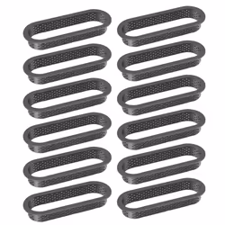 12 Pieces Oval Tart Rings Heat- Non Stick Mini Cake Mold