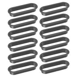 12 Pieces Oval Tart Rings Heat- Non Stick Mini Cake Mold