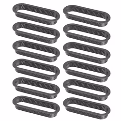 12 Pieces Oval Tart Rings Heat- Non Stick Mini Cake Mold