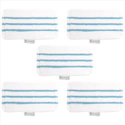 Pack of 5 Microfiber Pads for Steam Mop Replacement