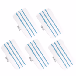 Pack of 5 Microfiber Pads for Steam Mop Replacement