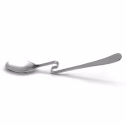 Cute Curved Spoon Teaspoon Dessert Stainless Steel Drink Tableware